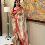 CHANDERI BROCADE SAREE