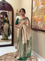 CHANDERI BROCADE SAREE - Image 5