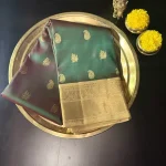 GREEN KANCHIPURAM SAREE